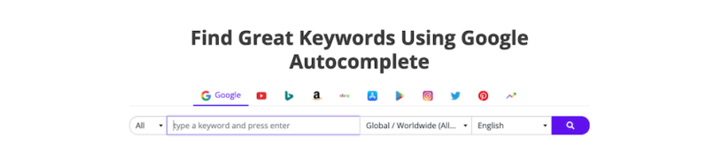 keyword tool