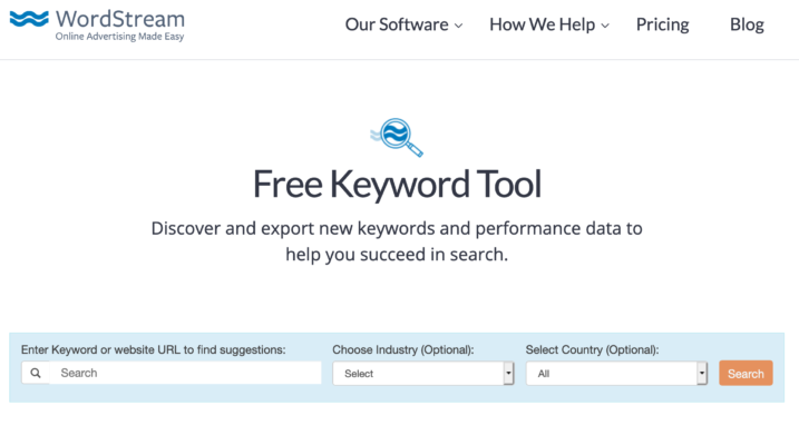 wordstream-free-keyword-builder-tool