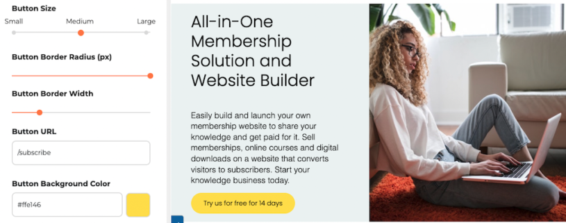 membership website builder