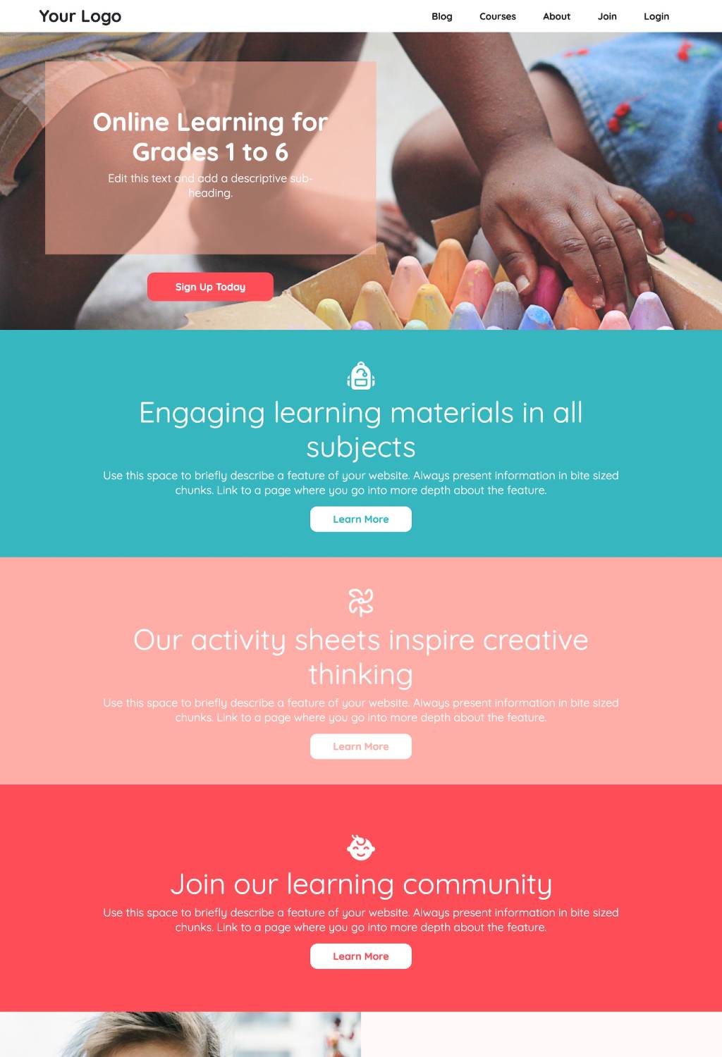 association membership website template